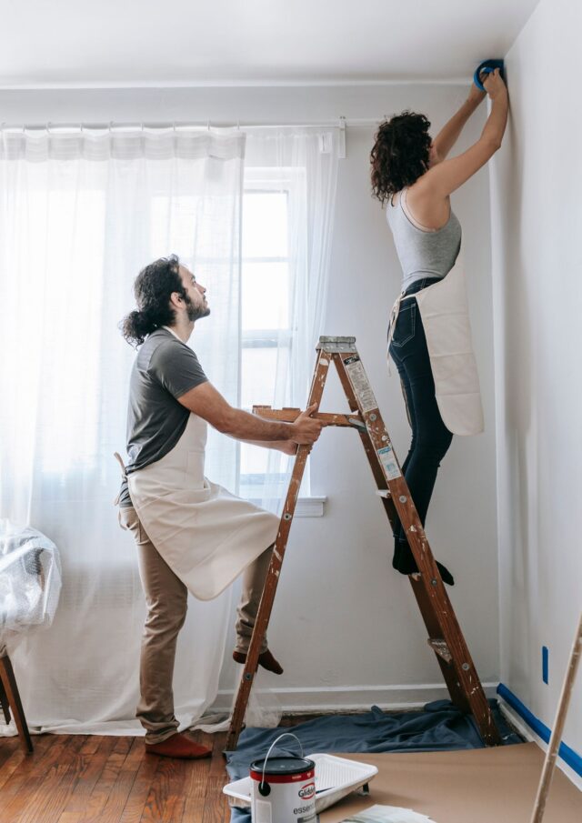 people painting home